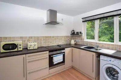 a kitchen with a sink and a dishwasher at 2 Bed in Looe oc-l30020 in Looe