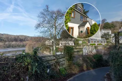 a house with a mirror on the side of a road at 3 Bed in Looe oc-l30064 in Looe