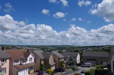 a view of a residential neighbourhood with houses at 3 Bed in Wadebridge oc-p00093 in Wadebridge