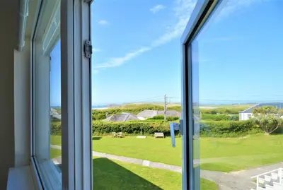 an open window with a view of a yard at 2 Bed in Padstow oc-p00375 in Padstow