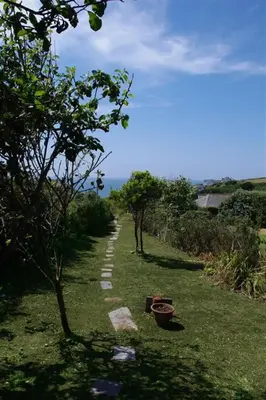 a path with trees on the side of a field at 2 Bed in Newquay oc-p00359 in Mawgan Porth