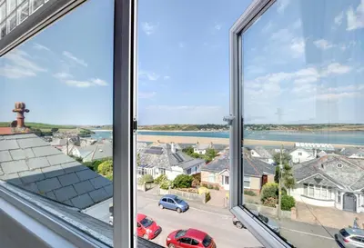 an open window with a view of a street at 5 Bed in Padstow oc-p00628 in Padstow
