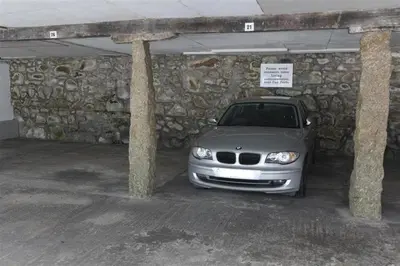 a silver car parked in a parking garage at 1 Bed in St Ives oc-bpp21 in St Ives