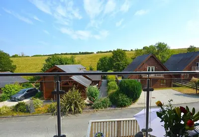 a view from the balcony of a house at 4 Bed in Wadebridge oc-p00066 in Little Petherick