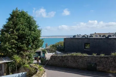 a view of the ocean from a house at 2 Bed in St Ives oc-pedtc1 in St Ives