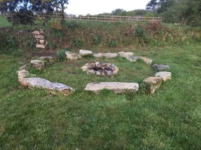a gardenificialificialificialificialificialificialificialificialificialificialificialificialificialificial at Higher Trenear Farm Yurts in Helston