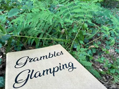 a sign that reads granules gardening on the ground at Cornwall Woodland Shepherd's Hut with Hot Tub - Deirdres Hut in Bodmin