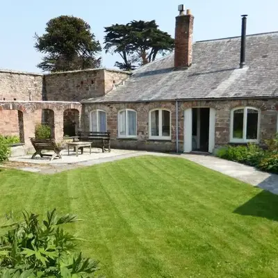 The Coach House within heritage Tregrehan Garden on Cornwall's South Coast