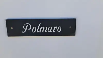 a sign that reads pantomime on a wall at Polmaro in Saint Mawes