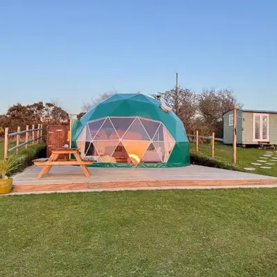 Sunset Ridge - Luxury Geodesic Dome set in the beautiful countryside