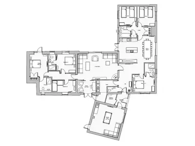 a floor plan of a house at 6 Bed in Penzance oc-77228 in Saint Hilary