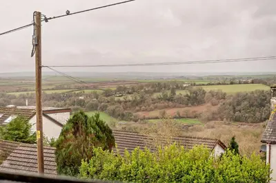 a view of the countryside from the roof of a house at 3 Bed in St. Breward oc-g28144 in Saint Breward