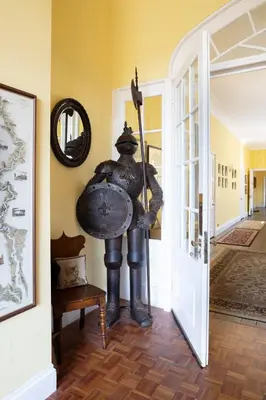 a large statue of a person in a room at Catchfrench Manor in Sheviock