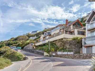 a house on the side of a hill at 2 Bed in Redruth oc-sanap in Portreath