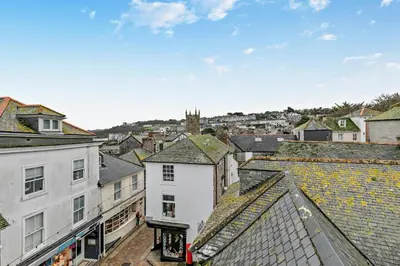 a view of a city from the roofs of buildings at 2 Bed in St. Ives oc-r28154 in St Ives