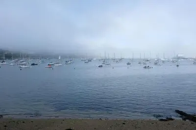 a group of boats in a large body of water at Spectacular Waterfront Views With Parking At 'Mariners Mirror' in Falmouth
