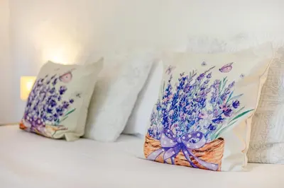 two pillows sitting on top of a bed at 3 Bed in Cambrose oc-h29392 in Camborne