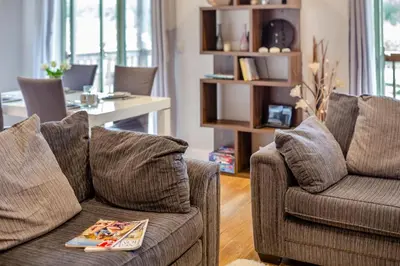 a living room with two chairs and a couch at 2 Bed in Winnards Perch oc-s29311 in Saint Columb Major