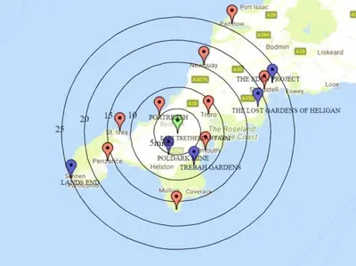 a map of ireland and its capitals at Countryside Cabin in Private Setting in Redruth
