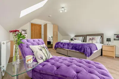 a bedroom with two beds at 4 Bed in Retorrick Mill oc-p28898 in Saint Mawgan
