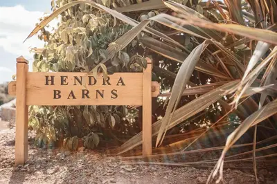 a sign that says haribo bananas in front of a plant at Little Hendra at Hendra Barns in Newquay