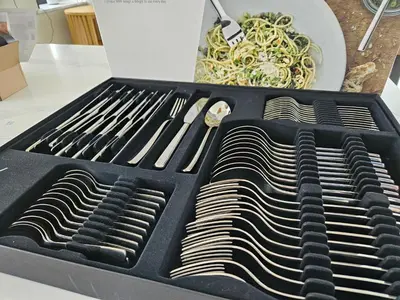 a grill with some utensils on top of it at Mayflower in St Austell