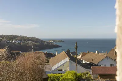 a view of the ocean from a house at Ocean Parc in Carbis Bay