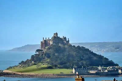 a castle on top of an island in the water at Finest Retreats - Chy Merthen East in Marazion