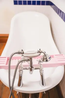 a bathroom sink with a faucet at 1 Rock Cottages in Treknow