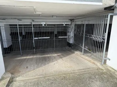 a room with bars on the side of a building at 36 Carrack Widden in St Ives