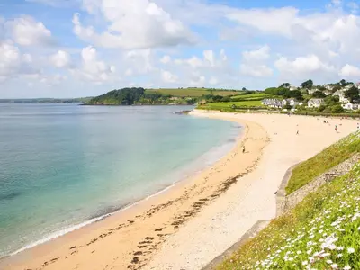 a view of a beach with people on it at Tobys Quay in Falmouth