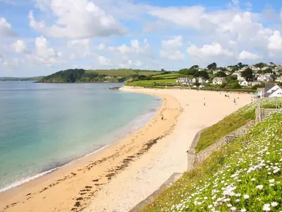 a view of a beach with people on it at 4 Bed in Penryn oc-c27969 in Penryn
