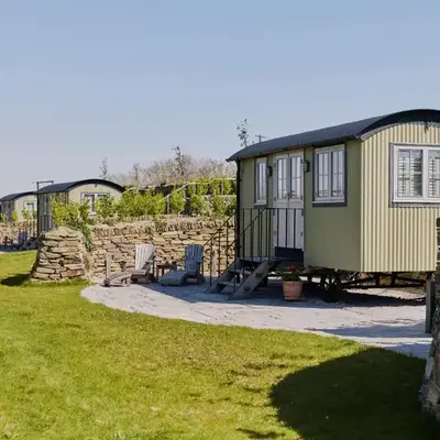 Shepherds Huts at The Cornish Arms