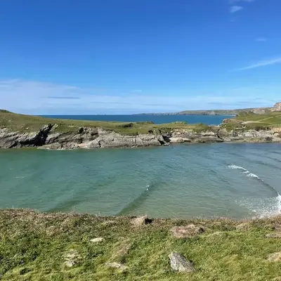 Glendorgal Sands - The best sea views in Cornwall