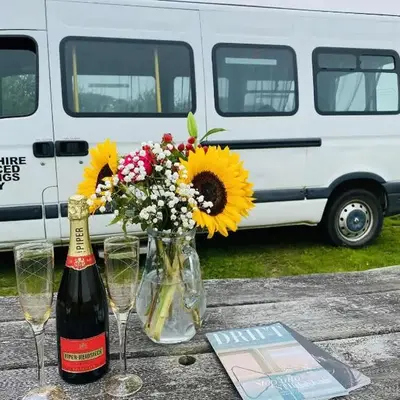 Quiet peaceful relaxing off grid Campervan Seaview and Ponies