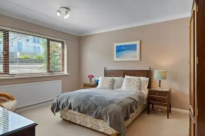 a bedroom with a bed and a window at Finest Retreats - Michel in Carbis Bay