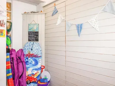 a childs room with a wall with a toy truck at 3 The Old Cornstore in St. Agnes
