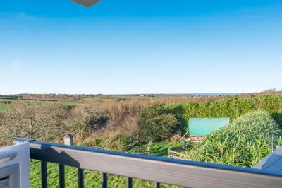a view from the deck of a house at 2 Bed in Crackington Haven oc-h33817 in Crackington Haven