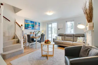 a living room with a couch and a table at 2 Bed in Padstow oc-p00337 in Padstow