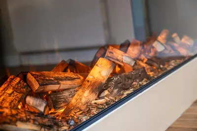 a pile of wood sitting on top of a table at Treallen Rock in Saint Minver