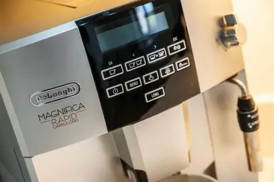 a marmite rapid rapid coffee machine is shown at Treallen Rock in Saint Minver