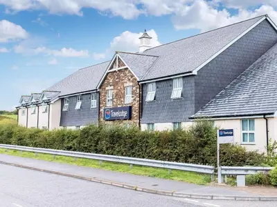 a building on the side of a road at Travelodge Wadebridge in Wadebridge