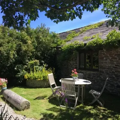 Treveglos Barn on the coast road close to Harlyn Bay and Padstow.