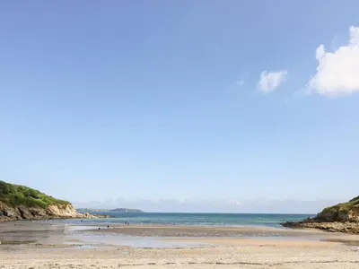 a view of a beach in ireland at Willow in Falmouth