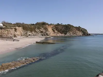 a view of a beach with the sand and water at Oh Buoy! in Charlestown