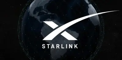 a logo for the starlink company is shown at The Annexe, Tregoose House in Newquay
