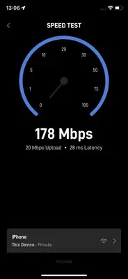 a clock on the screen of a cell phone at The Annexe, Tregoose House in Newquay