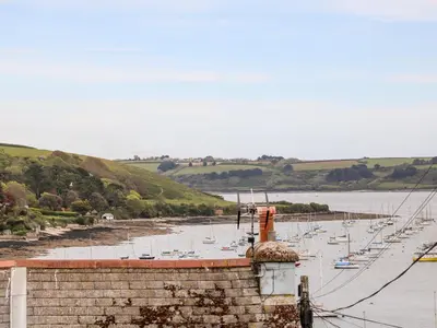 a bunch of boats are docked in the water at Seabien in Falmouth
