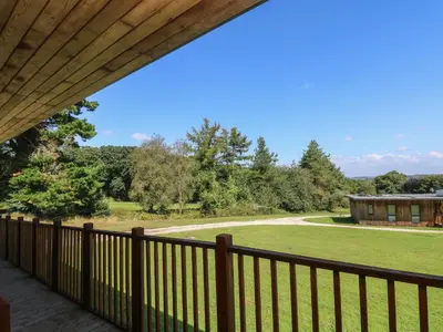 a view from the deck of a house at Hazel in Truro