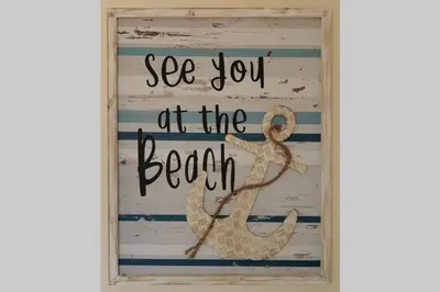 a sign that says see you at the beach with two snakes at The Honeypot - Cornish Apartment close to Eden Project & beaches in Par